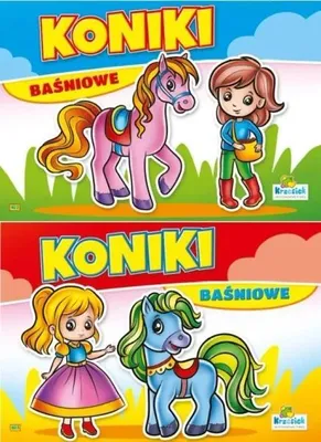 Obrázek produktu pro Książeczka do kolorowania dla dzieci A5 Koniki Baśniowe mix