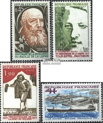 Produktbild von Briefmarken Frankreich 1973 Mi 1847,1849,1850,1851 (kompl.Ausg.) postfrisch Lepra