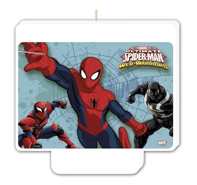 Produktbild von Ultimativer Spiderman Geburtstagskerze
