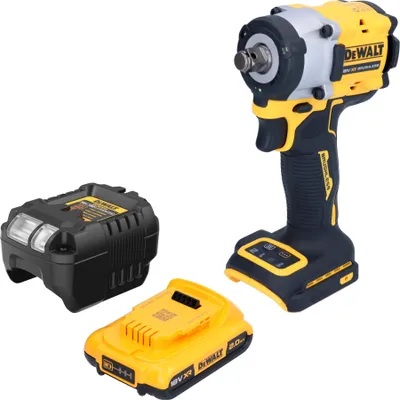 Produktbild von DeWalt DCF 921 D1 Akku Schlagschrauber 18 V 400 Nm 1/2" Brushless + 1x Akku 2,0 Ah + Ladegerät