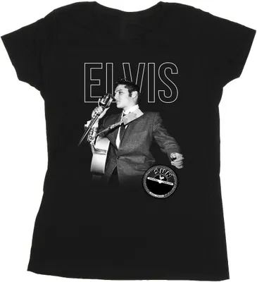 Produktbild von Elvis - T-Shirt für Damen BI37845 (S) (Schwarz)