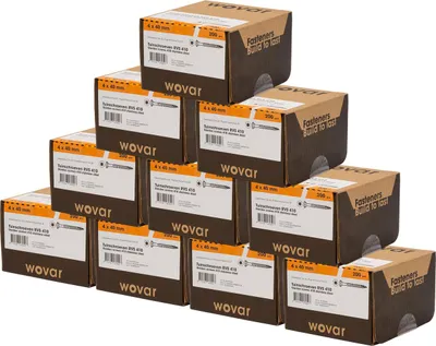 Produktbild von Edelstahl 410 4 x 40 mm Torx 15 Universalschrauben mit Teilgewinde - 2000 Stück