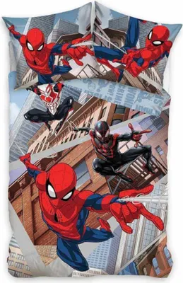 Produktbild von Spider-Man Kinderbettwäsche Set 135x200cm