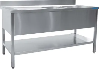 Produktbild von Spültisch, 2 Becken rechts 1200 mm