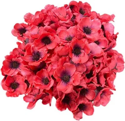Immagine prodotto di 100 papaveri artificiali (rosso rosa)