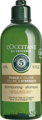 Produktbild von L'Occitane Volume & Strength, 300 ml, Shampoo, Nicht-professionell, Frauen, Dünnes Haar, Alle Farben