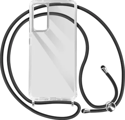 Produktbild von Avizar, Schutzhülle mit Nylonkette (90cm) für Samsung Galaxy S20 FE, Transparent