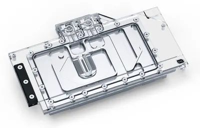 Produktbild von Alphacool Eisblock Aurora Acryl GPX-N Geforce RTX 3090 TI Strix/TUF mit Backplate, Wasserblock + Rückenplatte, Acryl, Aluminium, Schwarz, Grau, Silber, Transparent, 1/4", 3-polig, Grafikkarte