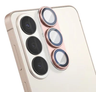 Immagine prodotto di Avizar, protezione per fotocamera per Galaxy S26 Plus, realizzata in vetro temperato antigraffio, colore rosa