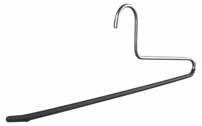 Produktbild von Hosenbügel aus Metall, silberfarben, mit stabiler Aufhängemöglichkeit