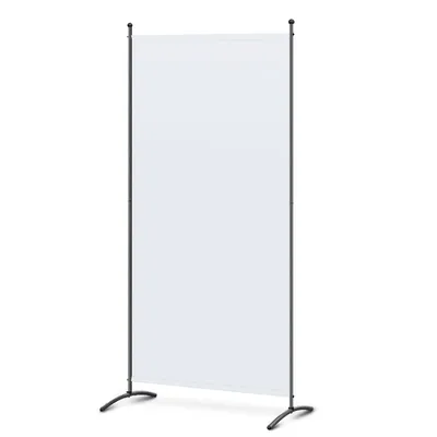Immagine prodotto di Angel Living 80x180cm paravento singolo  Divisorio paravento  Divisorio paravento in acciaio e poliestere, avorio