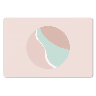 Produktbild von MuchoWow® Schreibtischunterlage Sommer - Strand - Pastell 60x40 cm - XXL Mauspad - Großes Mauspad