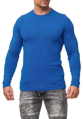 Produktbild von Mivaro Herren Langarmshirt Basic aus 100% Baumwolle – Longsleeve T-Shirt Langarm Regular Fit - atmungsaktiv - bis 5XL - ideal für Arbeit & Freizeit