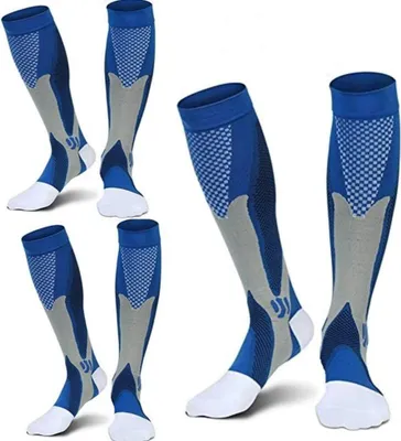 Produktbild von 3 Paar Kompressionsstrümpfe für Damen Herren für Sport Joggen Reisen