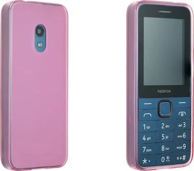 Obrázok produktu pre caseroxx ochranné TPU puzdro kompatibilné s Nokia 225 4G (2024), gumené puzdro na mobilný telefón ružové