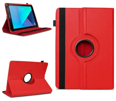Produktbild von Schutzhülle kompatibel für Samsung Galaxy Tab 4 / 3 10.1 Tablet Hülle Case CoverFarben:Rot