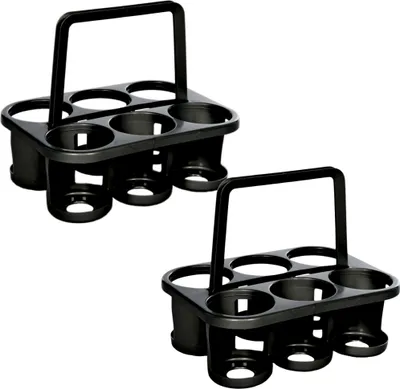 Image de Novaliv 2x porte-bouteilles pour 12 bouteilles - maintien stable - panier à boissons en plastique, empilable, 32x23x28cm Anthracite - Idéal pour la cuisine & la cave Panier à boissons Porte-bière Porte-bouteilles