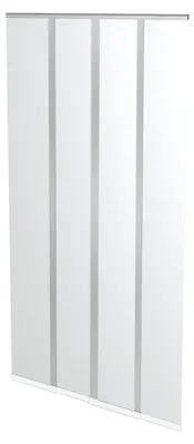 Produktbild von Windhager Fliegengitter Balkontür 100 x 220 cm Weiß, Insektenschutz Türvorhang o