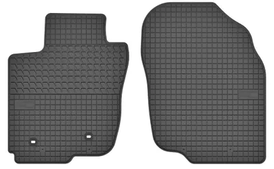 Produktbild von Gummi-Fußmatten vorne für Toyota RAV4 III 2006-2012 (SUV) – 2-tlg, Schwarz, passgenau