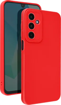 Produktbild von Avizar, SoftGlow Silikonhülle für Samsung Galaxy A16, geschützte Kamera, Rot