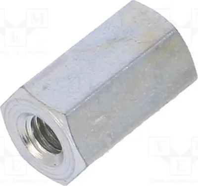 Immagine prodotto di 10 distanziatori filettati con filettatura interna M3, esagonali, 10 mm. 125X10 Distanziatori