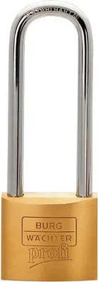 Obrázok produktu pre BURG-WÄCHTER visiaci zámok s cylindrickou vložkou 116HB 60 110 šírka tela zámku 60 mm MS s kľúčom - 116HB 60 110