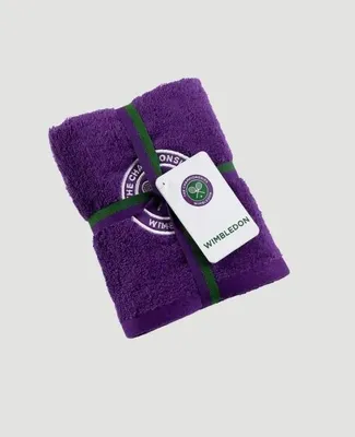 Produktbild von Christy Wimbledon The Championships offizielles Gästehandtuch Purple 40 x 70 cm, 100% ägyptische Baumwolle