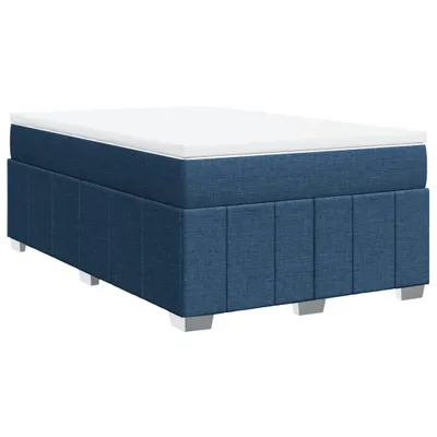 Produktbild von Boxspringbett mit Matratze Blau 120x200 cm Stoff