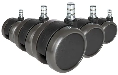 Produktbild von hjh OFFICE Stuhlrolle ROLO No-Noise 619025 Hartboden 11x65mm 5St.
