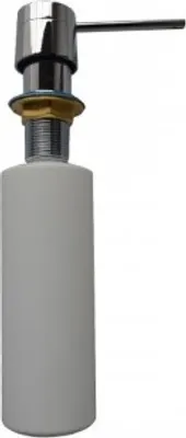 Produktbild von Einbau-Seifenspender, Spülbecken-Spender, für Seife, oder Spülmittel, 250ml, Messing/Chrom