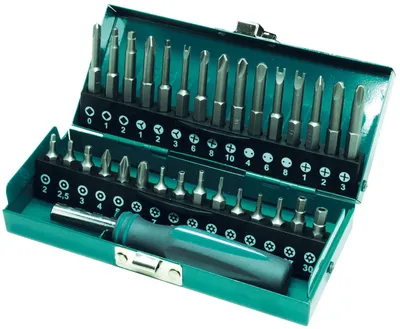 Immagine prodotto di Set inserti 30 pezzi + impugnatura Wolfcraft 1386000