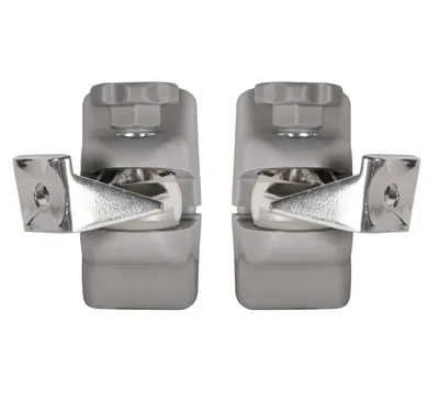 Produktbild von 7 cm Heimkinolautsprecher-Wandhalterungs-Set Mountlogic Farbe: Silber