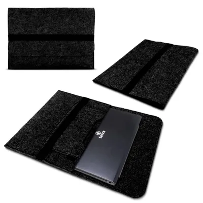 Produktbild von Sleeve Tasche Terra Mobile 1550 Hülle Cover Filz Schutzhülle Laptoptasche CaseNotebook Filz Farbe UC:Dunkel Grau