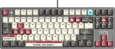 Produktbild von A4TECH Mechanische Tastatur Bloody S87 Pixel-Rot USB BLMS RED Plus Schalter