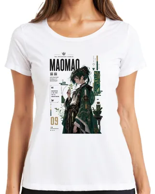 Produktbild von Maomao Apothecary Herbalist Anime Japan Y2K Kusuriya no Hitorigoto Damen T-Shirt, Weiß, M