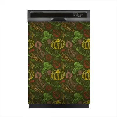 Produktbild von Magnete Dekorative 60x80 cm Küche Magnetmatte Spülmaschine - Gemüse