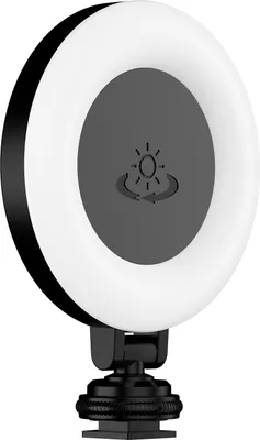 Produktbild von Mini-Fotolampe, tragbares LED-Licht, dreifarbiges Videolicht, 360¡ã drehbar, Typ-C-Leistung, 48 LED-Perlen mit Kaltschuhhalterung und 4/1-Zoll-Schraube, kompatibel mit dem magischen Arm der Selfie-Stick-Kamera
