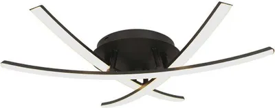 Produktbild von LED, Deckenleuchte, Metall, schwarz, L 46 cm