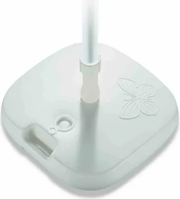 Produktbild von Schirmständer Papillon 20 Liter, befüllbar, weiß Polyethylen, für Schirmstöcke 18-32mm