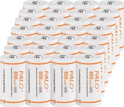 Obrázok produktu pre Nabíjacia batéria PALO CR123A, kapacita 800 mAh, napätie 3,7 V, 28 ks batérií
