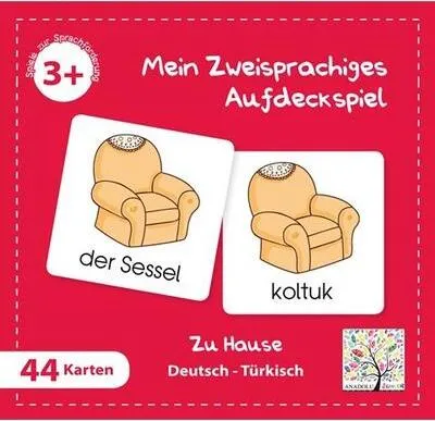 Produktbild von Mein Zweisprachiges Aufdeckspiel, Zu Hause, Türkisch (Kinderspiel)