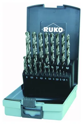 Produktbild von RUKO Spiralbohrer-Satz DIN 338 Typ VA HSS-Co 8