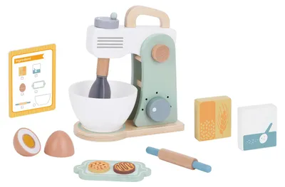 Produktbild von Tooky Toy Mixer - Holz | Holzspielzeug