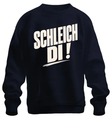 Immagine prodotto di Maglietta con cappuccio, stile casual, con scritta in bavarese umoristica, tono sarcastico, colore blu navy, taglia XL