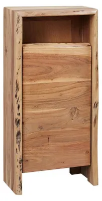 Immagine prodotto di MASSIVMOEBEL24 | PURE ACACIA #614 Comò in legno di acacia - laccato / natur 40x20x81