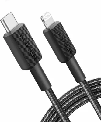 Immagine prodotto di Anker Innovations 322 Cavo da USB-C a connettore Lightning da 3 piedi intrecciato