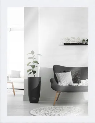 Produktbild von MendeFrames Spiegel H980 20x28 cm Massivholzrahmen matt offenporig