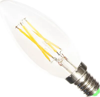 Produktbild von Ampulle LED E14 Glühfaden 6W 220V C35 COB 360° - Blanc Froid 6000K - 8000K
