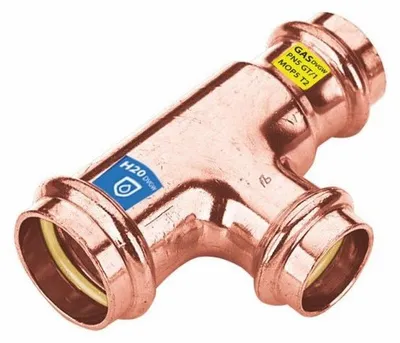 Obrázek produktu pro T-kus s prodlouženým středovým vývodem, velikost V 12 - vývod V 15 - V 12