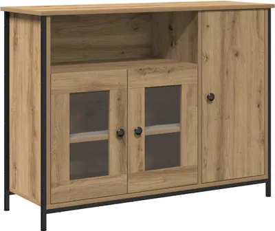 Image de Buffet Chêne artisanal 100 x 35 x 75 cm